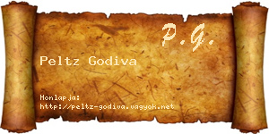 Peltz Godiva névjegykártya